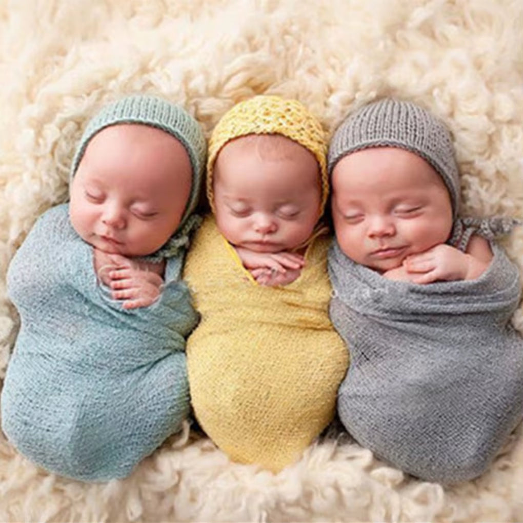 Baby Blanket Wraps Photography Props Solid Color Blanket Newborn Photo Wraps Cloth Accessories Photo Shooting Baby Wraps Blanket